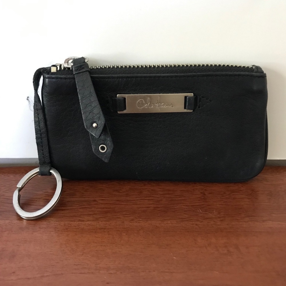 Cole Haan Wristlet Change Purse Key Card Holder - Picture 1 of 11